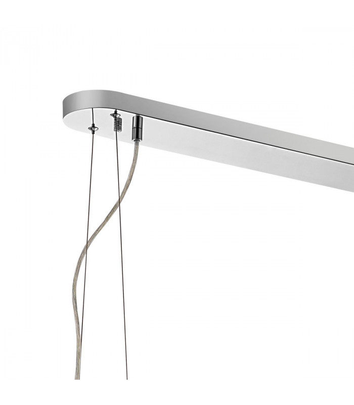 Lysander 24 Light G9 Ceiling Pendant Oblong Polished Nickel Clear Item Weight: 22.65kg-7