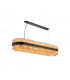 Lysander 36 Light G9 Ceiling Pendant Oblong Satin Black Amber Item Weight: 33.98kg-5