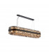 Lysander 36 Light G9 Ceiling Pendant Oblong Satin Black Smoke Item Weight: 33.98kg-5