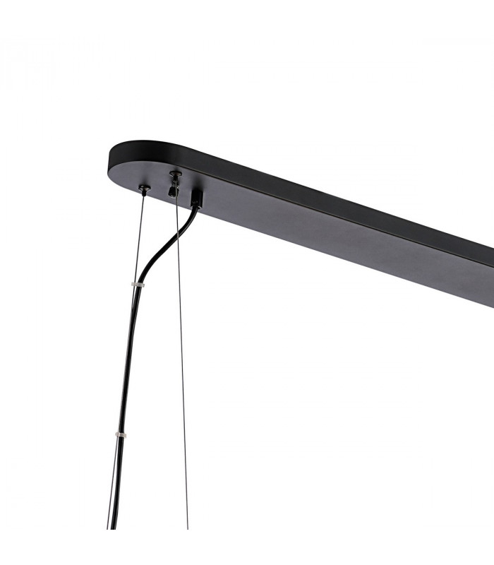 Lysander 36 Light G9 Ceiling Pendant Oblong Satin Black Smoke Item Weight: 33.98kg-7