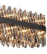 Lysander 36 Light G9 Ceiling Pendant Oblong Satin Black Smoke Item Weight: 33.98kg-9