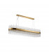 Lysander 36 Light G9 Ceiling Pendant Oblong Brass Clear Item Weight: 33.98kg-4
