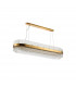 Lysander 36 Light G9 Ceiling Pendant Oblong Brass Clear Item Weight: 33.98kg-6