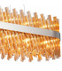 Lysander 36 Light G9 Ceiling Pendant Oblong Polished Nickel Amber Item Weight: 33.98kg-9