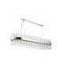 Lysander 36 Light G9 Ceiling Pendant Oblong Polished Nickel Clear Item Weight: 33.98kg-4