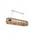 Lysander 36 Light G9 Ceiling Pendant Oblong Polished Nickel Smoke Item Weight: 33.98kg-5