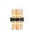Lysander 4 Light G9 Wall Lamp Satin Black Amber-1