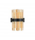 Lysander 4 Light G9 Wall Lamp Satin Black Amber-4
