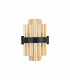 Lysander 4 Light G9 Wall Lamp Satin Black Amber-6