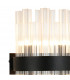 Lysander 4 Light G9 Wall Lamp Satin Black Clear-7