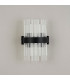 Lysander 4 Light G9 Wall Lamp Satin Black Clear-9