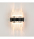 Lysander 4 Light G9 Wall Lamp Satin Black Clear-10