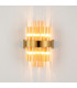Lysander 4 Light G9 Wall Lamp Brass Amber-10