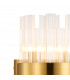Lysander 4 Light G9 Wall Lamp Brass Clear-7