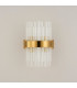 Lysander 4 Light G9 Wall Lamp Brass Clear-9