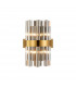 Lysander 4 Light G9 Wall Lamp Brass Smoke-1