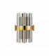 Lysander 4 Light G9 Wall Lamp Brass Smoke-4