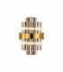 Lysander 4 Light G9 Wall Lamp Brass Smoke-5