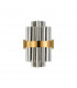 Lysander 4 Light G9 Wall Lamp Brass Smoke-6