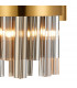 Lysander 4 Light G9 Wall Lamp Brass Smoke-8