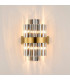 Lysander 4 Light G9 Wall Lamp Brass Smoke-10