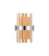 Lysander 4 Light G9 Wall Lamp Polished Nickel Amber-4