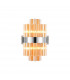 Lysander 4 Light G9 Wall Lamp Polished Nickel Amber-5