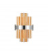 Lysander 4 Light G9 Wall Lamp Polished Nickel Amber-6