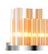 Lysander 4 Light G9 Wall Lamp Polished Nickel Amber-7