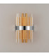 Lysander 4 Light G9 Wall Lamp Polished Nickel Amber-9