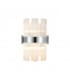 Lysander 4 Light G9 Wall Lamp Polished Nickel Clear-1