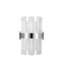 Lysander 4 Light G9 Wall Lamp Polished Nickel Clear-4