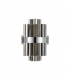 Lysander 4 Light G9 Wall Lamp Polished Nickel Smoke-6