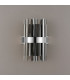 Lysander 4 Light G9 Wall Lamp Polished Nickel Smoke-9