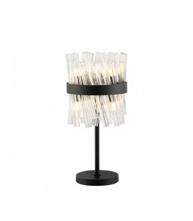 Lysander 6 Light G9 Table Lamp Satin Black Clear-1
