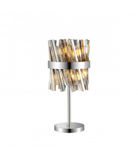 Lysander 6 Light G9 Table Lamp Polished Nickel Smoke-1