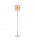 Lysander 8 Light G9 Floor Lamp Polished Nickel Amber-1