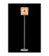 Lysander 8 Light G9 Floor Lamp Polished Nickel Amber-3