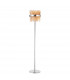 Lysander 8 Light G9 Floor Lamp Polished Nickel Amber-4