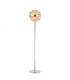 Lysander 8 Light G9 Floor Lamp Polished Nickel Amber-5