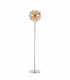 Lysander 8 Light G9 Floor Lamp Polished Nickel Amber-6