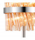 Lysander 8 Light G9 Floor Lamp Polished Nickel Amber-8