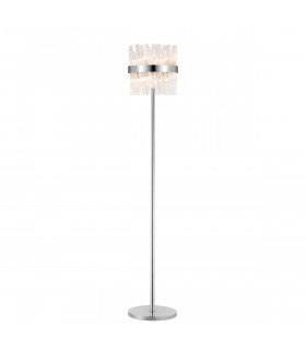 Lysander 8 Light G9 Floor Lamp Polished Nickel Clear-1