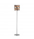 Lysander 8 Light G9 Floor Lamp Polished Nickel Smoke-1