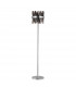 Lysander 8 Light G9 Floor Lamp Polished Nickel Smoke-4