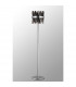 Lysander 8 Light G9 Floor Lamp Polished Nickel Smoke-9
