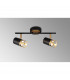 Phelps 2 Light Linear Bar SpotFitting GU10 Black Painted Gold-3
