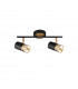 Phelps 2 Light Linear Bar SpotFitting GU10 Black Painted Gold-4