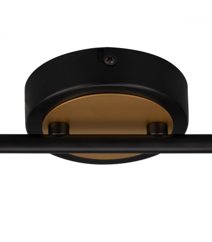 Phelps 2 Light Linear Bar SpotFitting GU10 Black Painted Gold-5