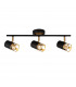 Phelps 3 Light Linear Bar SpotFitting GU10 Black Painted Gold-1